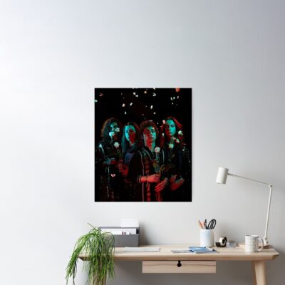 Greta Van Fleet Front Center Poster Official Cow Anime Merch