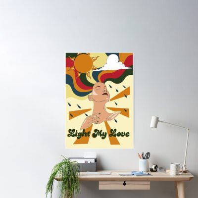 Light My Love Poster Official Cow Anime Merch