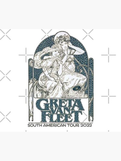 Greeta Van Fleet Tour 2022 Greta Van Fleet Shirt, Retro Musical Shirt, Greta Van Fleet Rock Band Shirt, Boho Vintage Musician Shirt, Retro Greta Van Fleet T-Shirt Tee Tapestry Official Greta Van Fleet Merch