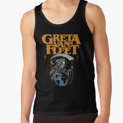 Greeta Van Fleet4 Greta Van Fleet Shirt, Retro Musical Shirt, Greta Van Fleet Rock Band Shirt, Boho Tank Top Official Greta Van Fleet Merch