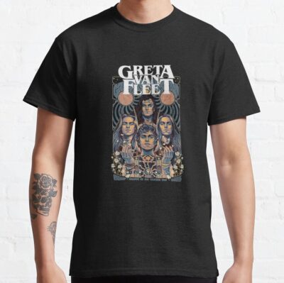 Iris Greta 3 Greta Van Fleet Shirt, Retro Musical Shirt, Greta Van Fleet Rock Band Shirt, Boho Vintage Musician Shirt, Retro Greta Van Fleet T-Shirt Tee T-Shirt Official Greta Van Fleet Merch