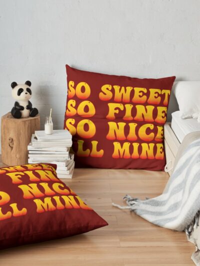 So Sweet So Fine Highway Tune Lyrics Greta Van Fleet Gvf Throw Pillow Official Greta Van Fleet Merch