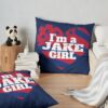 Im A Jake Kiszka Girl Greta Van Fleet Fan Gvf Girlfriend Throw Pillow Official Greta Van Fleet Merch