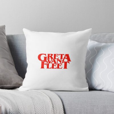 Greta Van Fleet Throw Pillow Official Greta Van Fleet Merch