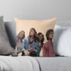 Greta Van Fleet Illustration Throw Pillow Official Greta Van Fleet Merch