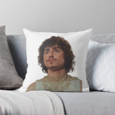 Josh Kiszka Greta Van Fleet Throw Pillow Official Greta Van Fleet Merch