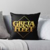 EffectiveGreta Van Fleet Greta Van Fleet Greta Van Fleet Greta Van Fleet, Greta Van Fleet Greta Van Fleet Greta Van Fleet Throw Pillow Official Greta Van Fleet Merch