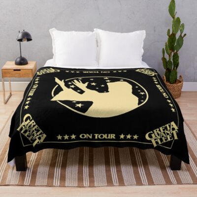 On Tour Throw Blanket Official Greta Van Fleet Merch