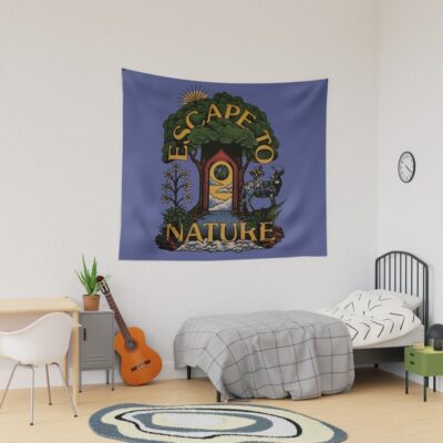 Gvf, Greta Van Fleet Escape To Nature Tapestry Official Greta Van Fleet Merch