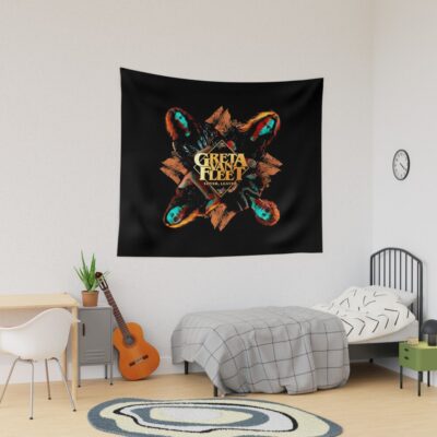 Ddf3424 Greta Van Fleet, Greta Van Fleet,Greta Van Fleet,Greta Van Fleet, Greta Van Fleet,Greta Van Fleet Tapestry Official Greta Van Fleet Merch