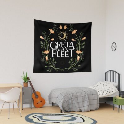 Greeta Van Fleet7 Greta Van Fleet Shirt, Retro Musical Shirt, Greta Van Fleet Rock Band Shirt, Boho Vintage Musician Shirt, Retro Greta Van Fleet T-Shirt Tee Tapestry Official Greta Van Fleet Merch